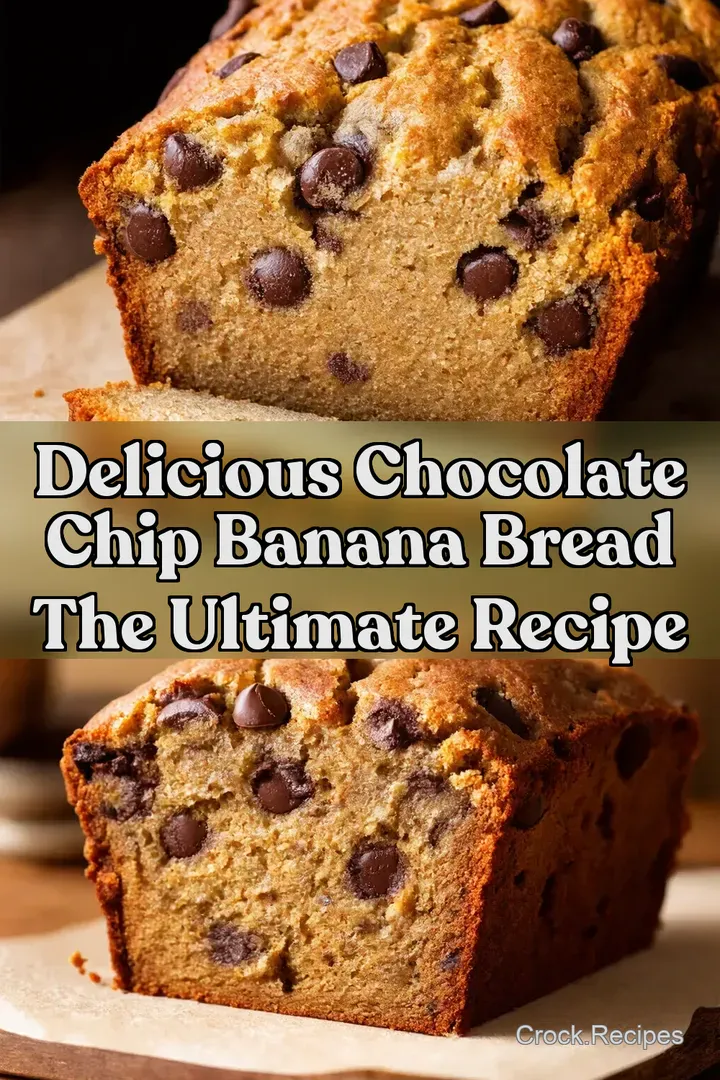 Delicious Chocolate Chip Banana Bread The Ultimate Recipe