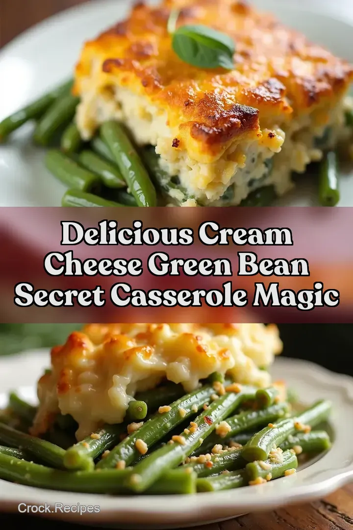 Delicious Cream Cheese Green Bean Secret Casserole Magic