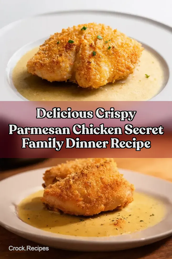 Delicious Crispy Parmesan Chicken Secret Family Dinner Recipe