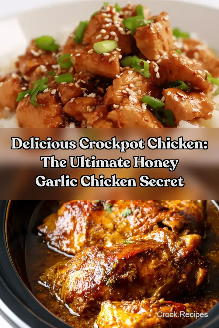 Delicious Crockpot Chicken: The Ultimate Honey Garlic Chicken Secret