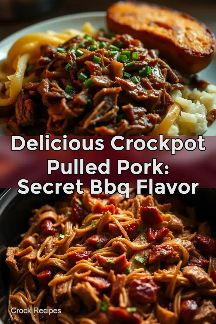 Delicious Crockpot Pulled Pork: Secret BBQ Flavor