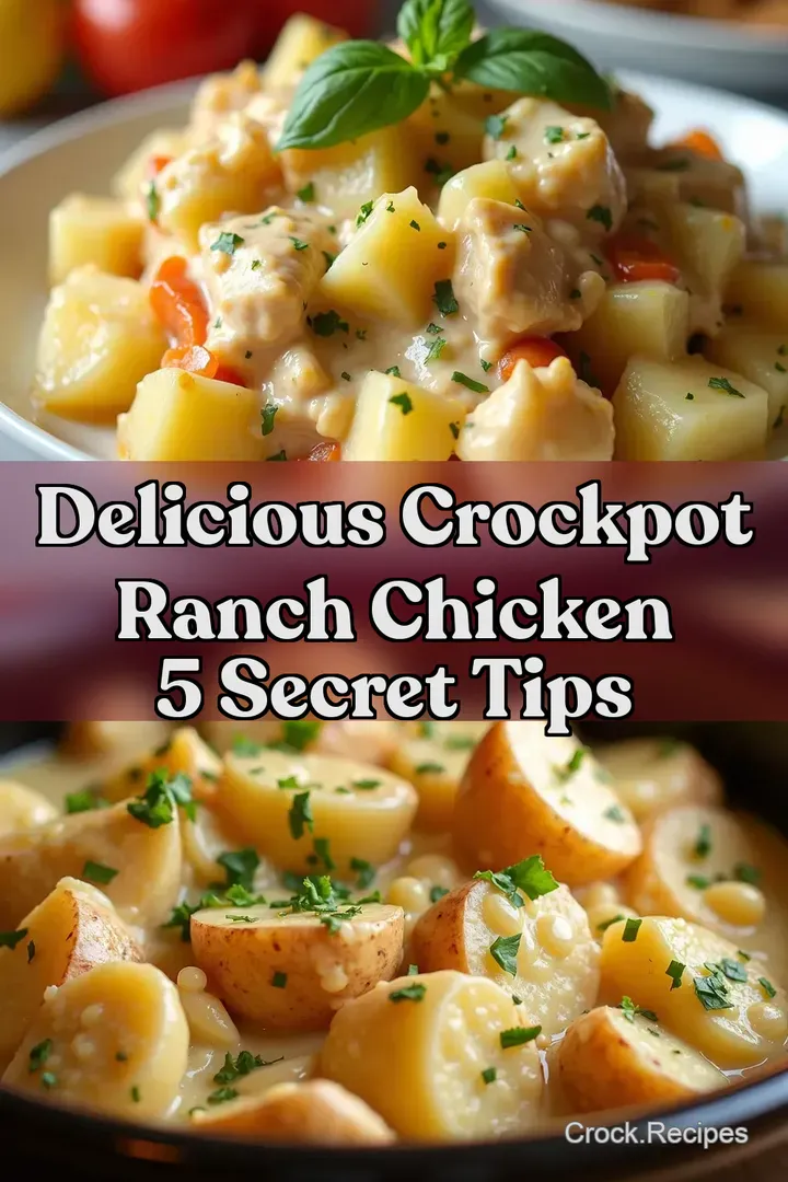 Delicious Crockpot Ranch Chicken 5 Secret Tips
