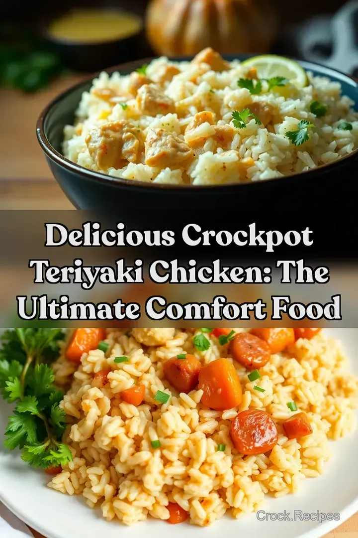 Delicious Crockpot Teriyaki Chicken: The Ultimate Comfort Food