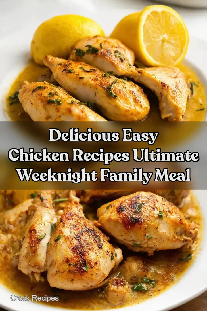 Delicious Easy Chicken Recipes Ultimate Weeknight Family Meal