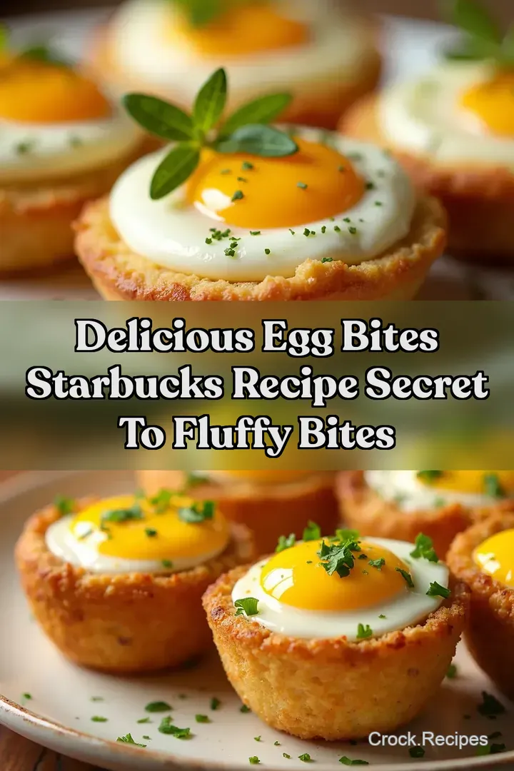 Delicious Egg Bites Starbucks Recipe Secret To Fluffy Bites