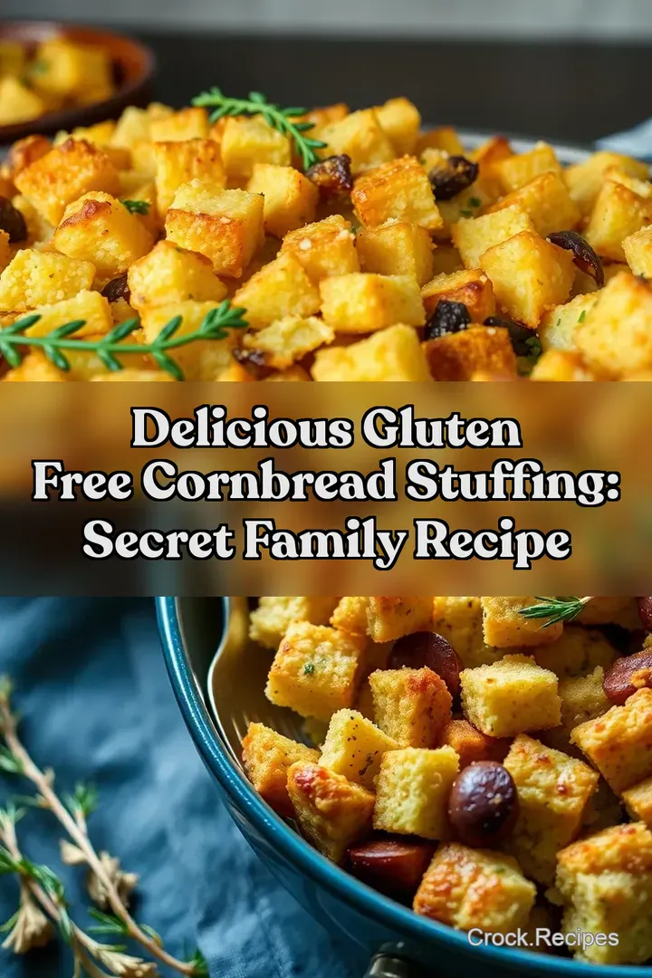 Delicious Gluten Free Cornbread Stuffing: Secret Family Recipe