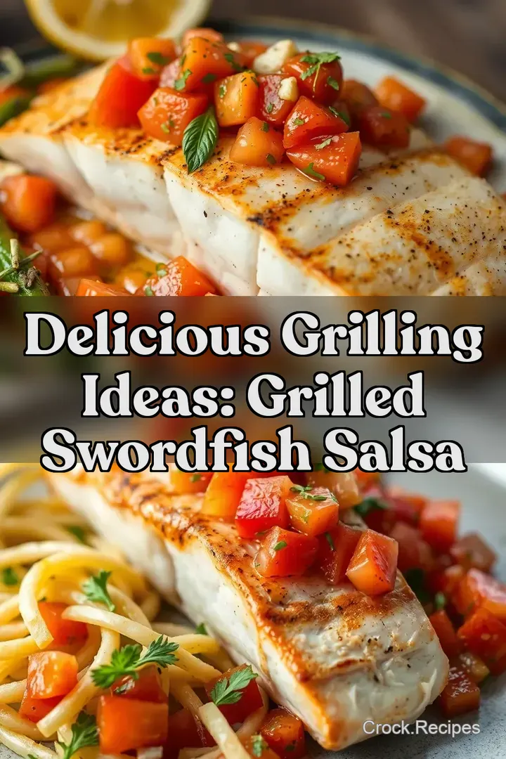 Delicious Grilling Ideas: Grilled Swordfish Salsa