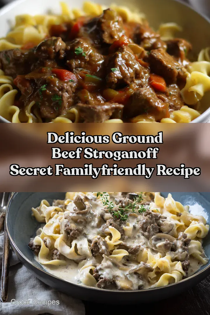 Delicious Ground Beef Stroganoff Secret FamilyFriendly Recipe
