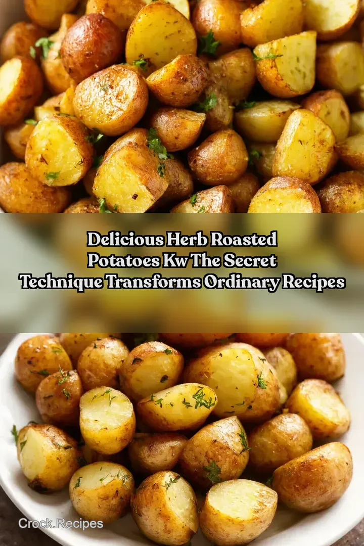 Delicious Herb Roasted Potatoes kw The Secret Technique Transforms Ordinary Recipes