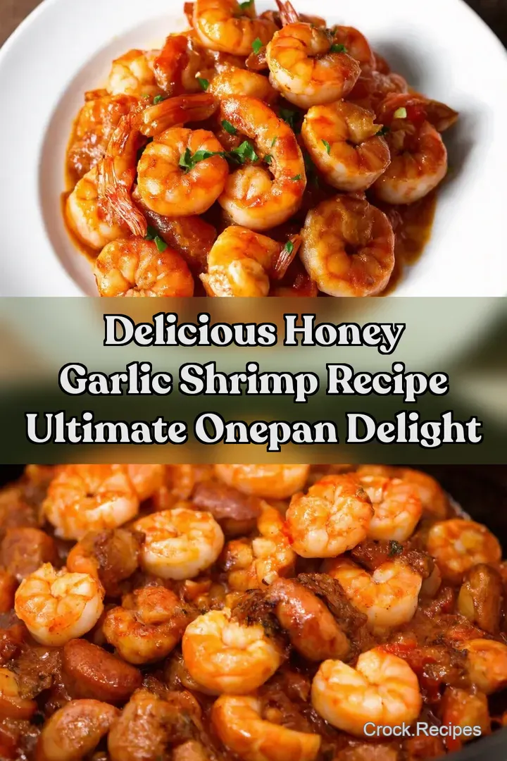 Delicious Honey Garlic Shrimp Recipe Ultimate OnePan Delight