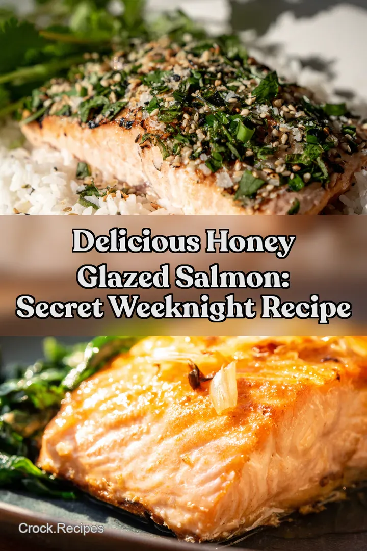 Delicious Honey Glazed Salmon: Secret Weeknight Recipe : PIN FOR LATER Delicious Honey Glazed Salmon: Secret Weeknight Recipe