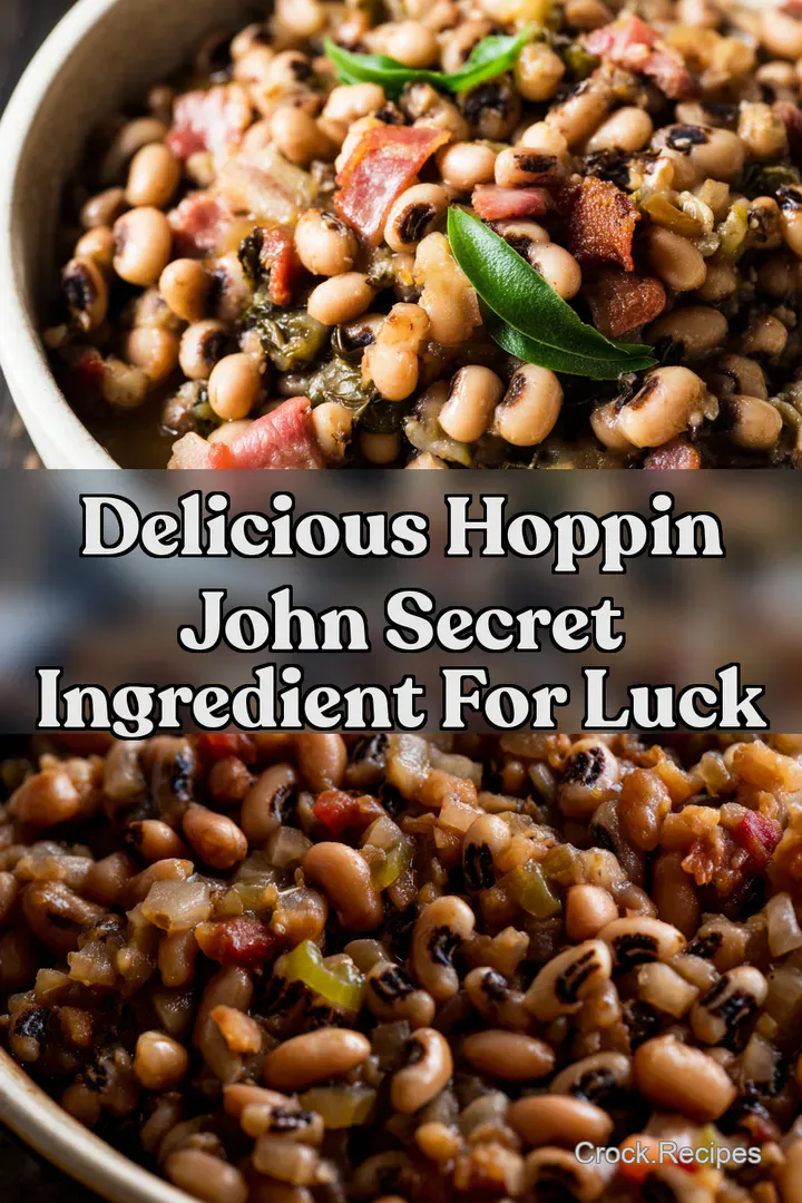 Delicious Hoppin John Secret Ingredient for Luck