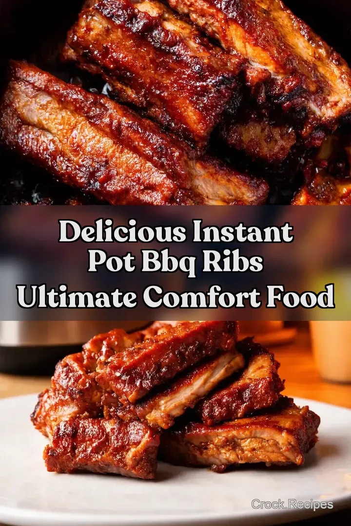 Delicious Instant Pot BBQ Ribs Ultimate Comfort Food