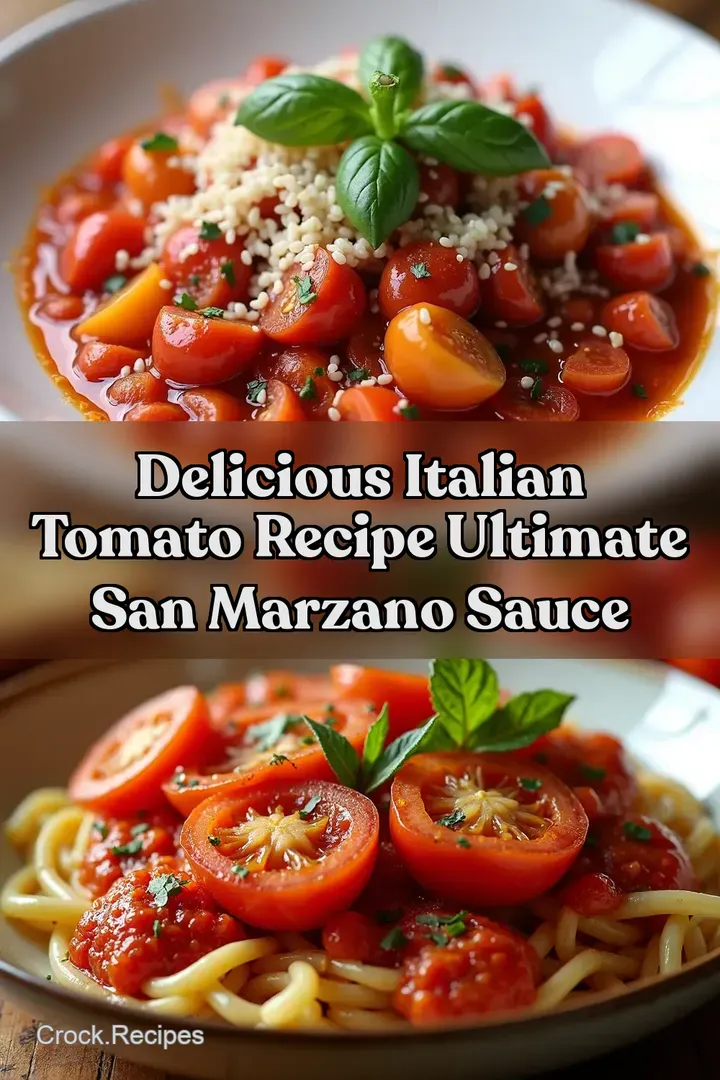 Delicious Italian Tomato Recipe Ultimate San Marzano Sauce