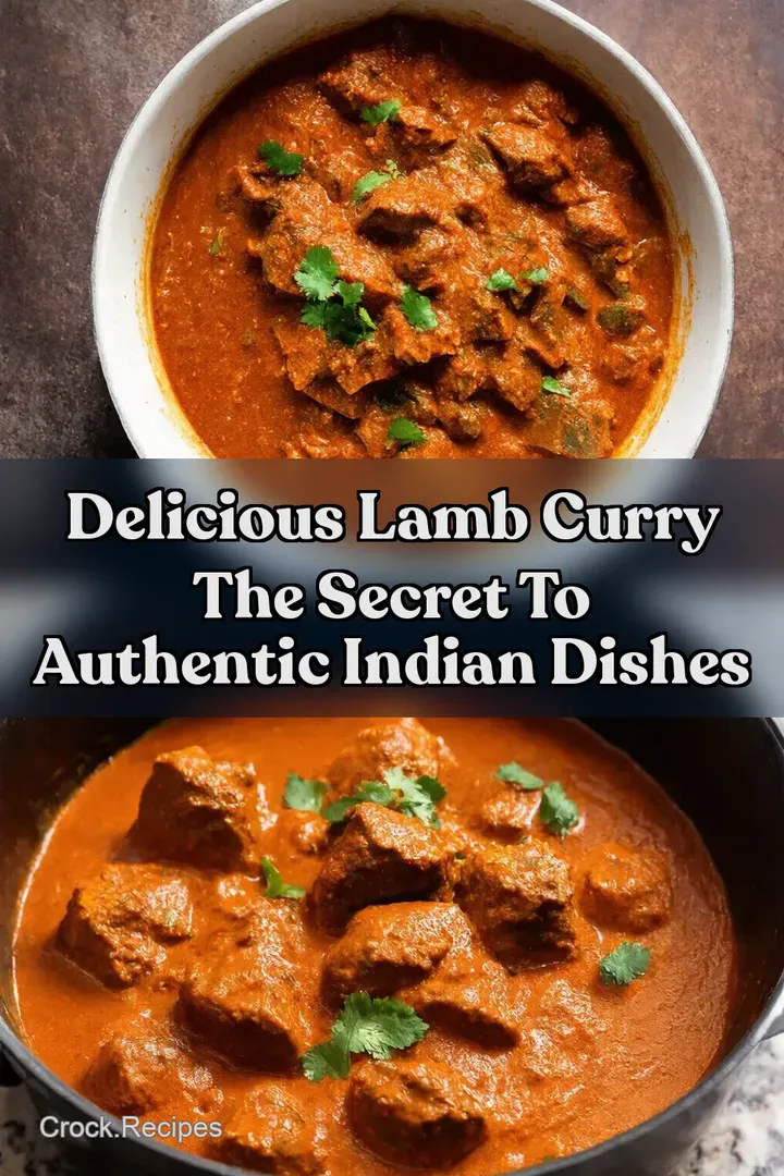 Delicious Lamb Curry The Secret to Authentic Indian Dishes