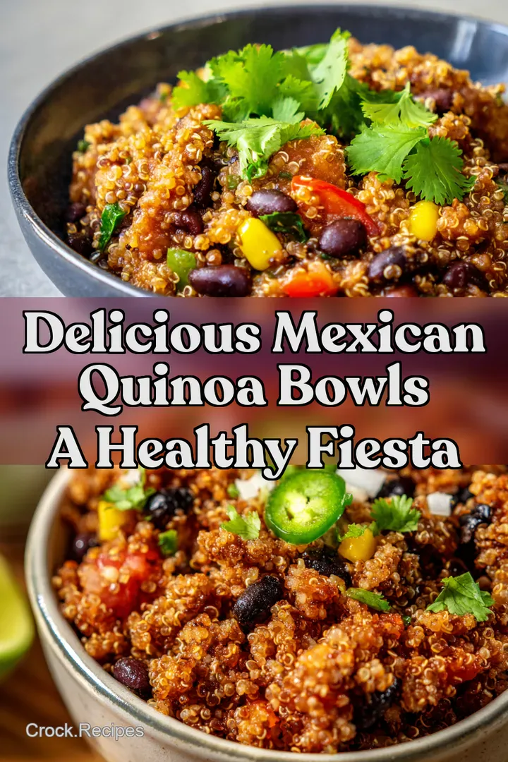 Delicious Mexican Quinoa Bowls A Healthy Fiesta : PIN FOR LATER Delicious Mexican Quinoa Bowls A Healthy Fiesta