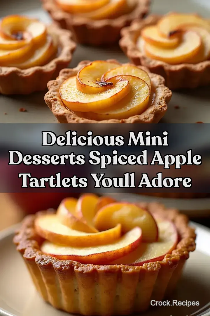 Delicious Mini Desserts Spiced Apple Tartlets Youll Adore