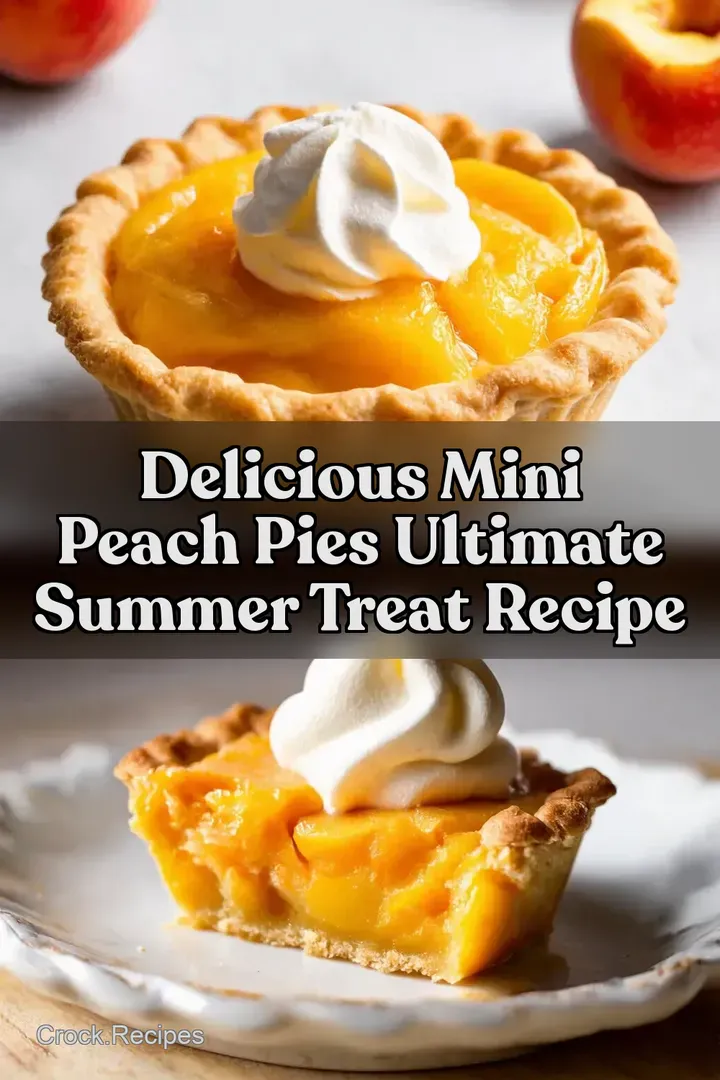 Delicious Mini Peach Pies Ultimate Summer Treat Recipe