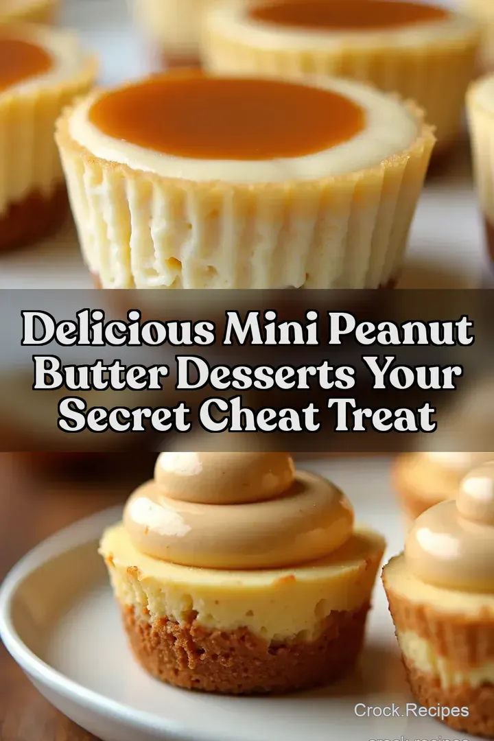 Delicious Mini Peanut Butter Desserts Your Secret Cheat Treat