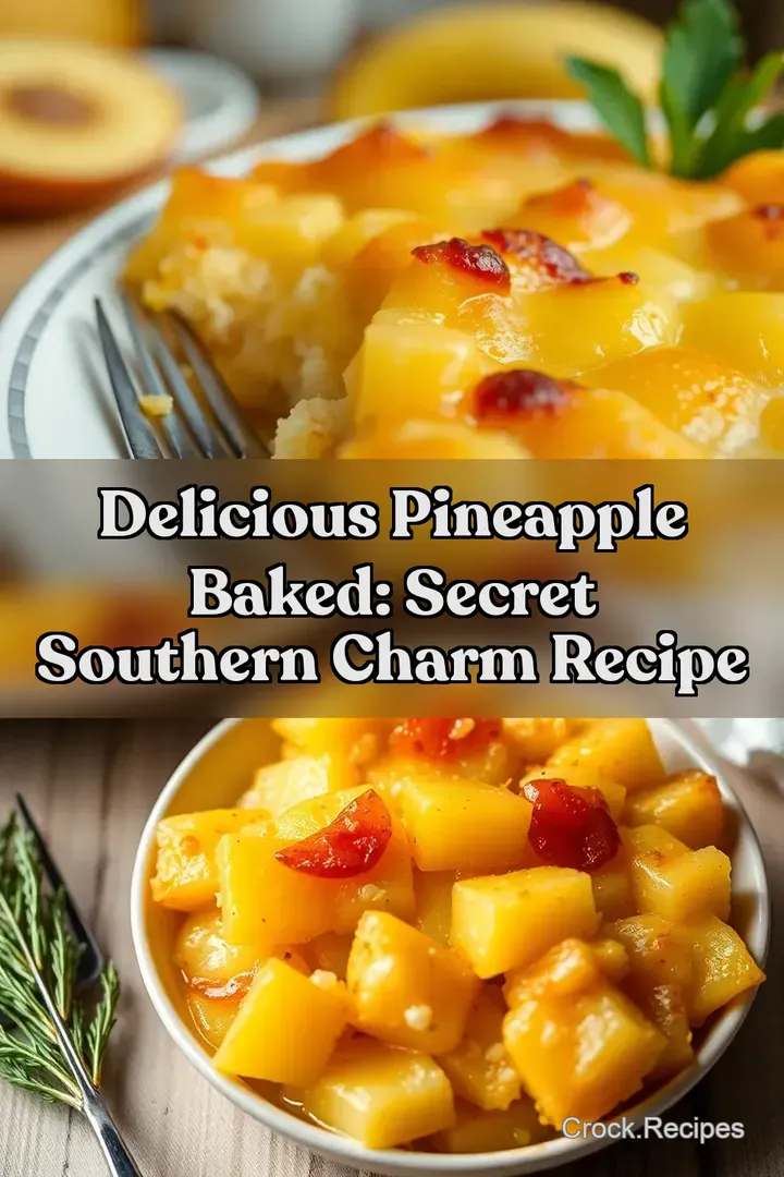 Delicious Pineapple Baked: Secret Southern Charm Recipe