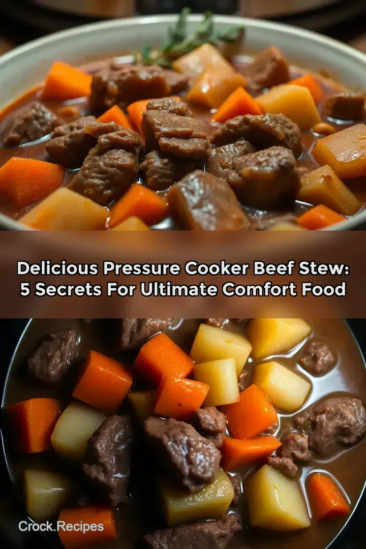 Delicious Pressure Cooker Beef Stew: 5 Secrets for Ultimate Comfort Food