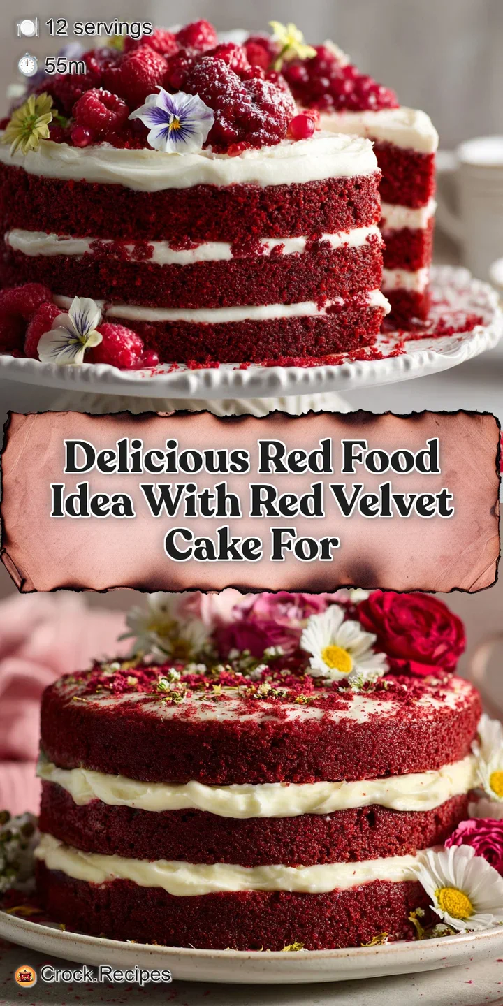 Close-up of moist red velvet cake revealing soft crumb and luscious frosting, hinting at its delightful, rich flavor.