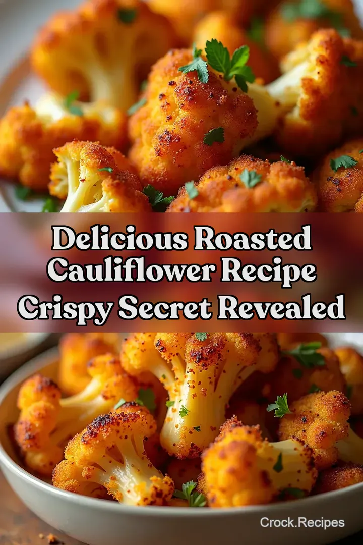 Delicious Roasted Cauliflower Recipe Crispy Secret Revealed