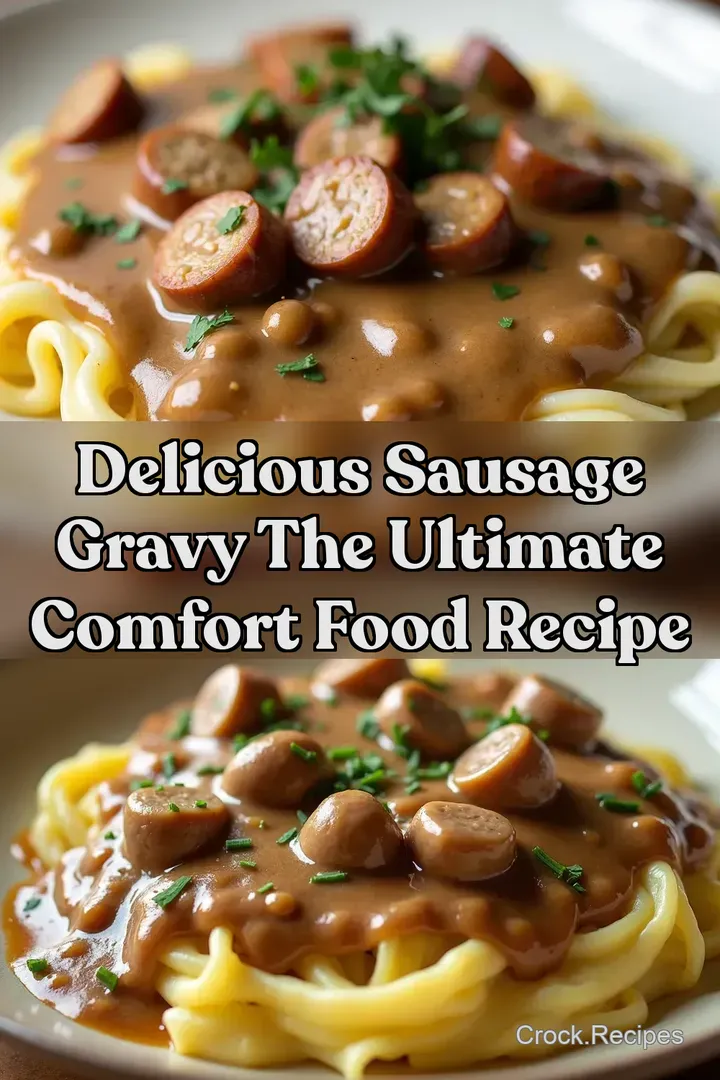 Delicious Sausage Gravy The Ultimate Comfort Food Recipe