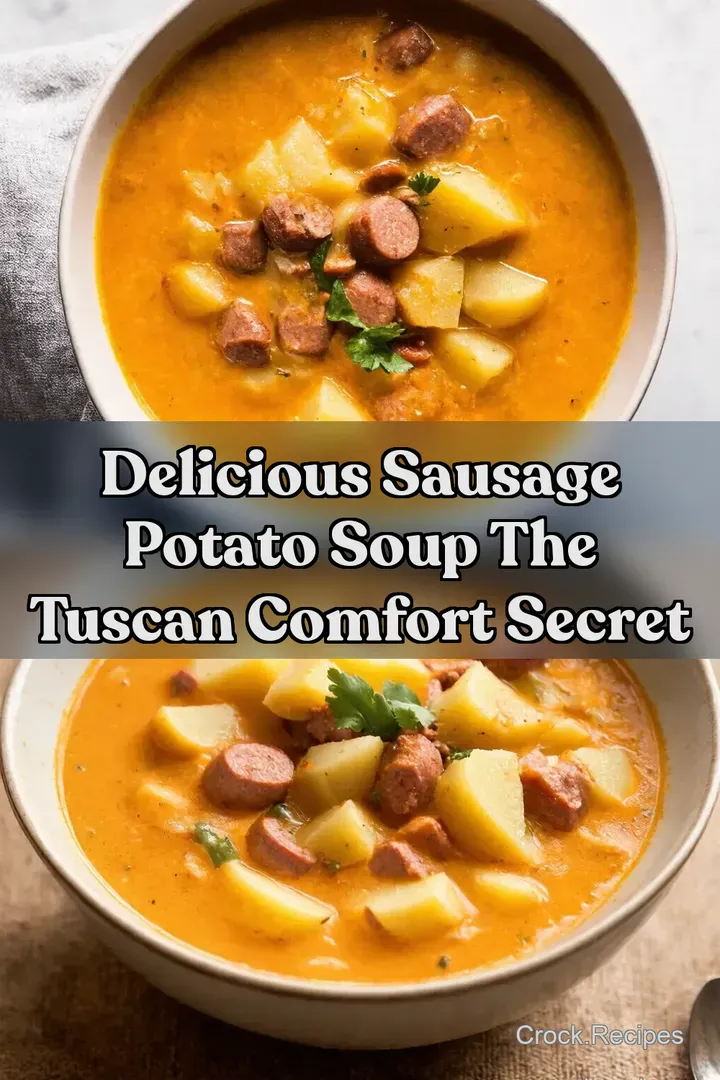 Delicious Sausage Potato Soup The Tuscan Comfort Secret