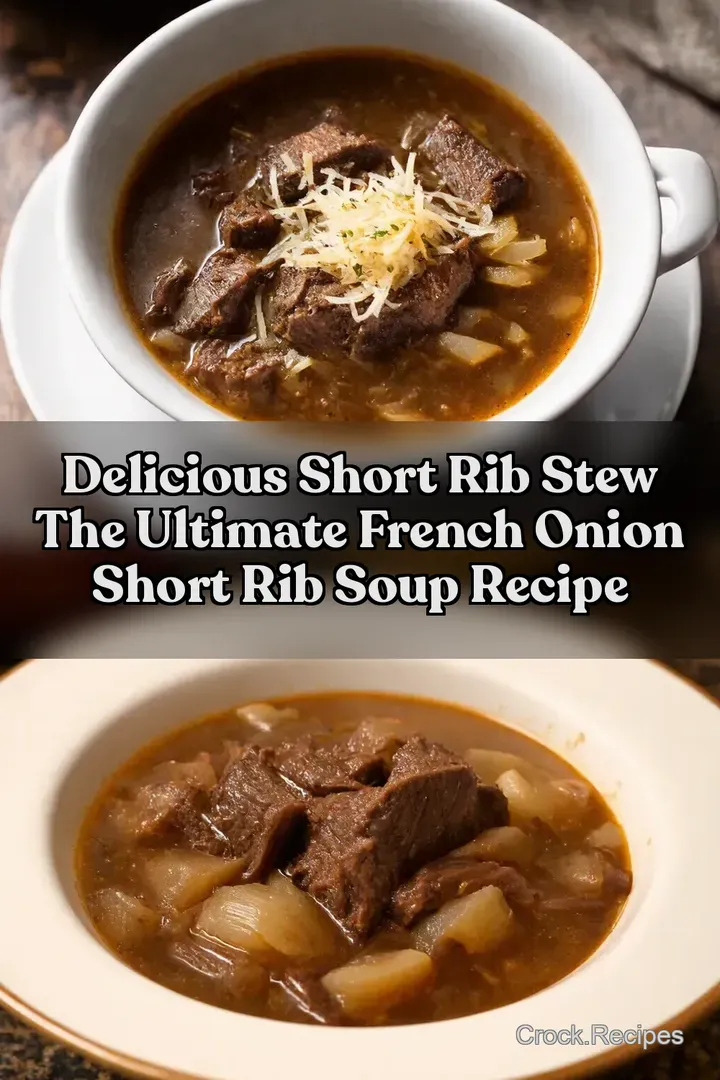Delicious Short Rib Stew The Ultimate French Onion Short Rib Soup Recipe