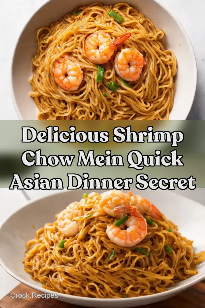 Delicious Shrimp Chow Mein Quick Asian Dinner Secret