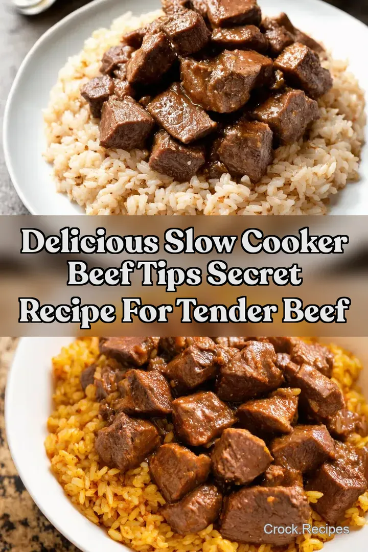 Delicious Slow Cooker Beef Tips Secret Recipe for Tender Beef