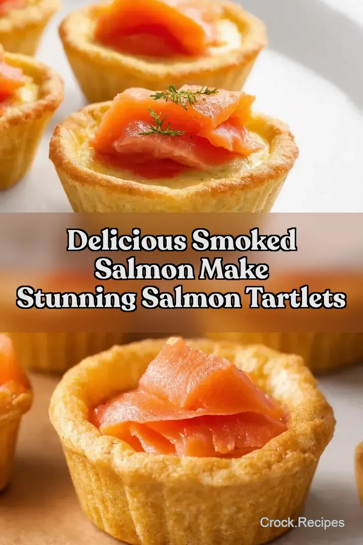 Delicious Smoked Salmon Make Stunning Salmon Tartlets