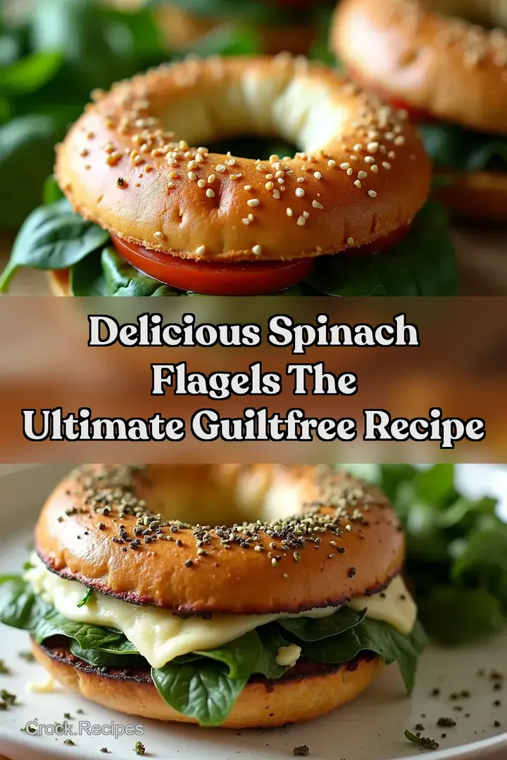 Delicious Spinach Flagels The Ultimate GuiltFree Recipe