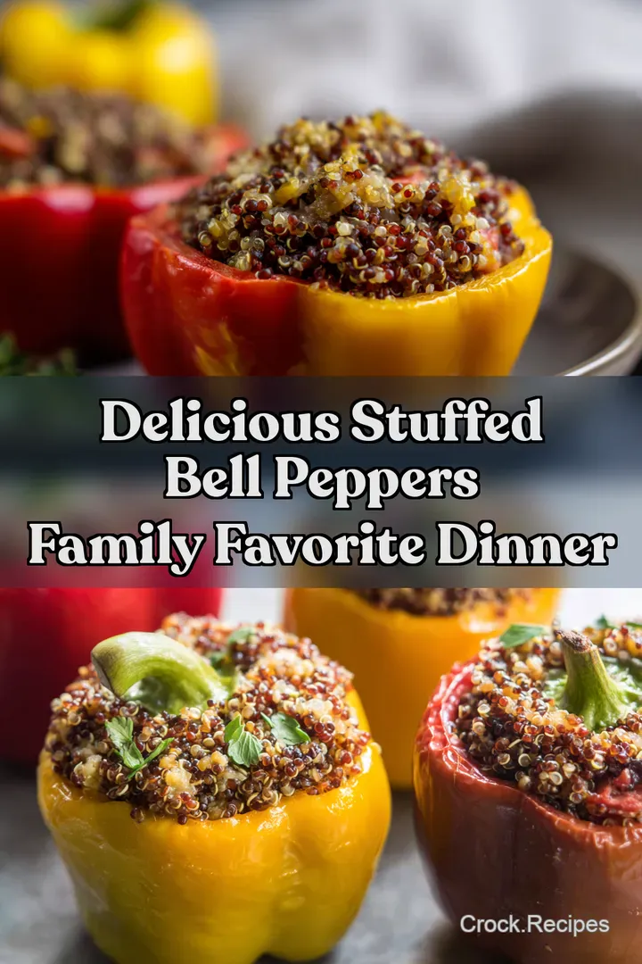 Delicious Stuffed Bell Peppers Family Favorite Dinner