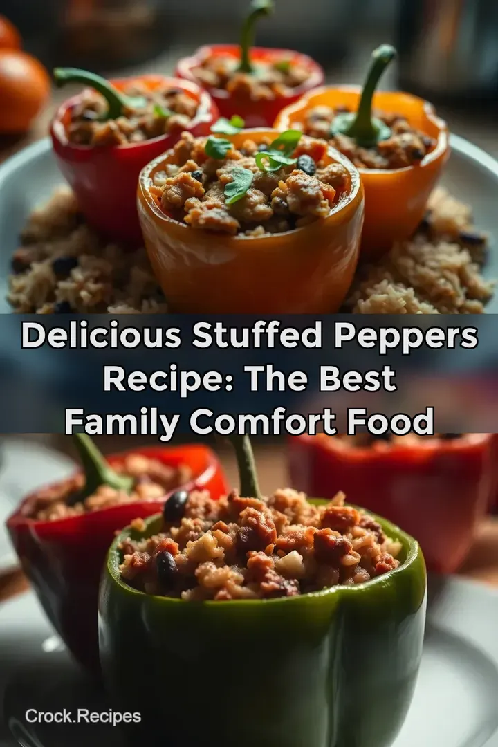 Delicious Stuffed Peppers Recipe: The Best Family Comfort Food