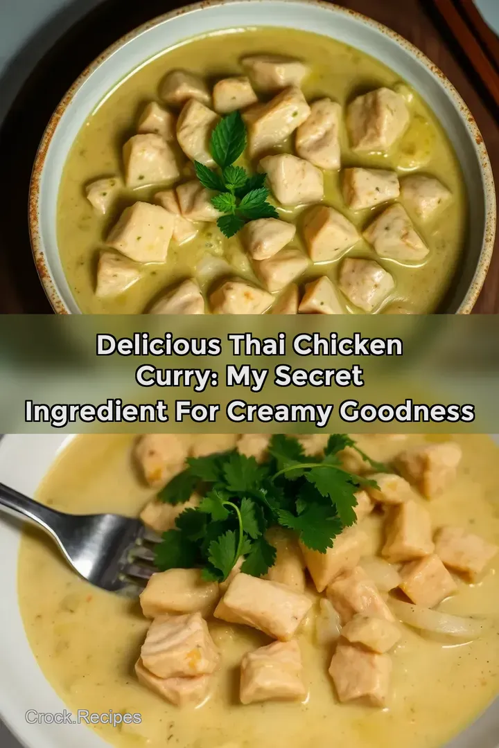 Delicious Thai Chicken Curry: My Secret Ingredient for Creamy Goodness