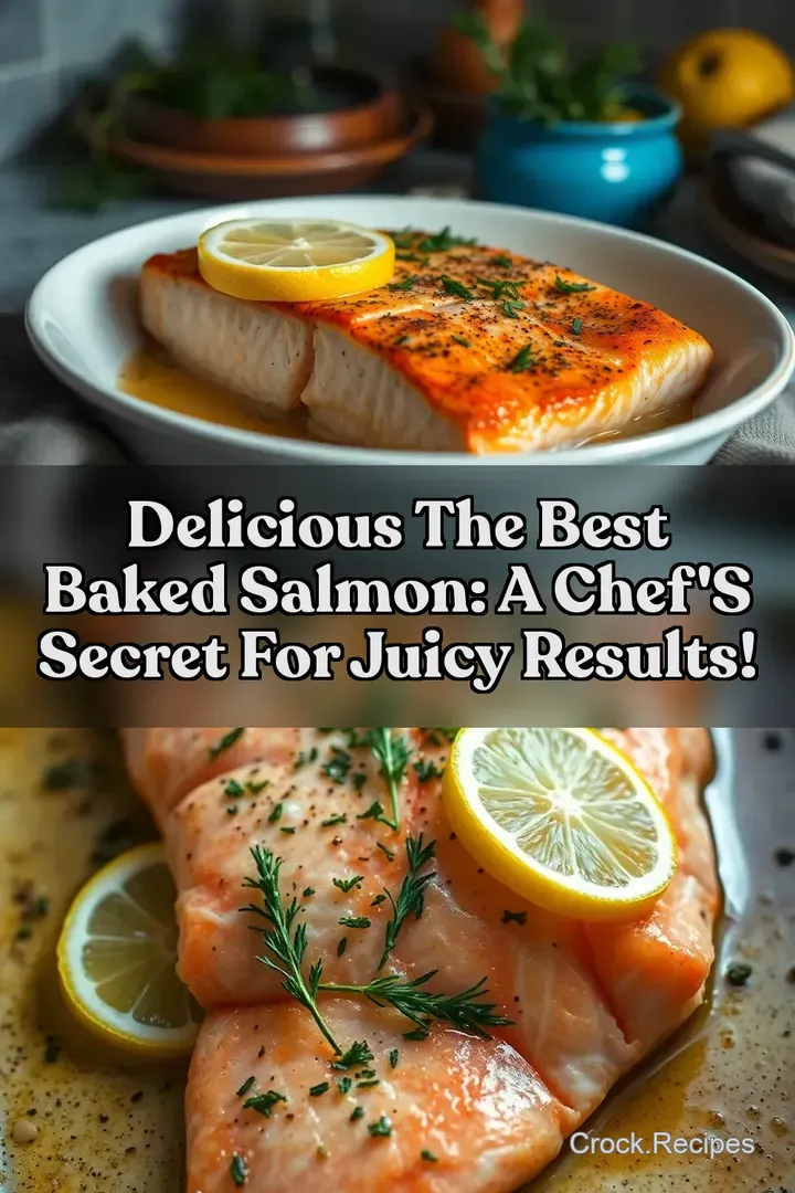 Delicious The Best Baked Salmon: A Chef s Secret for Juicy Results!