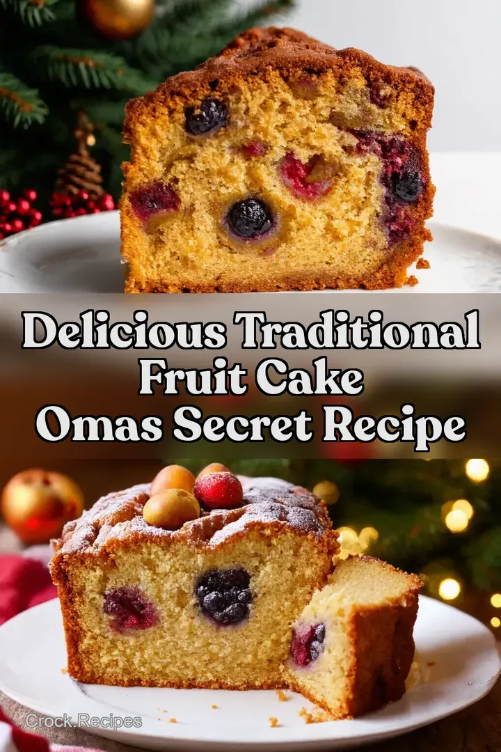 Delicious Traditional Fruit Cake Omas Secret Recipe