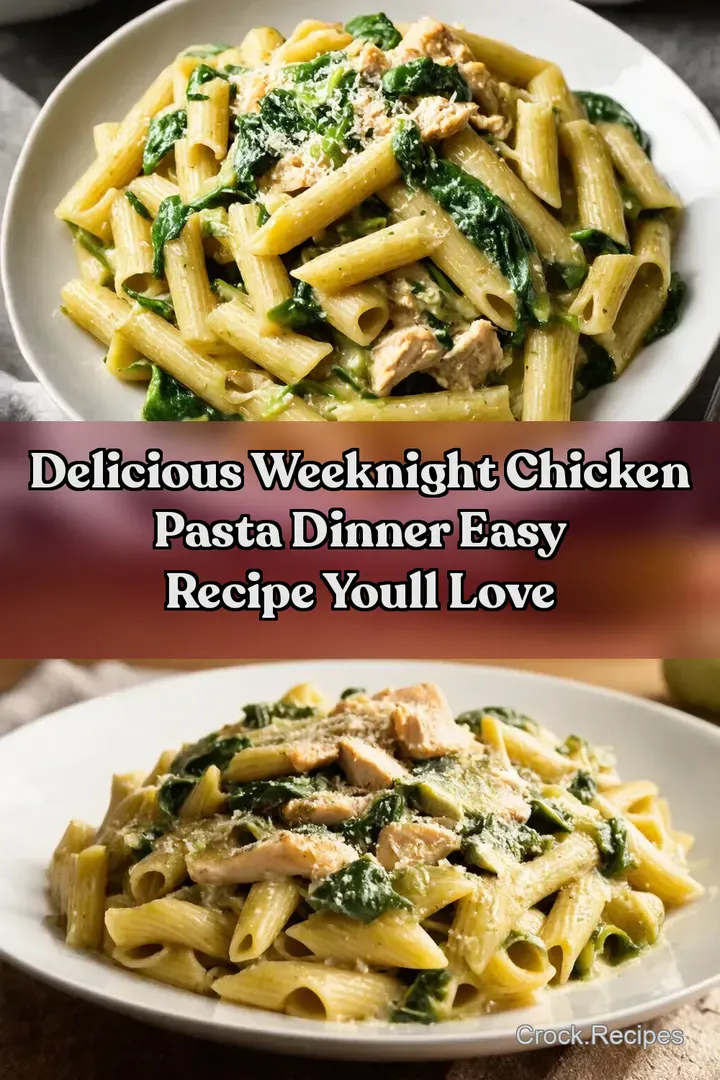 Delicious Weeknight Chicken Pasta Dinner Easy Recipe Youll Love