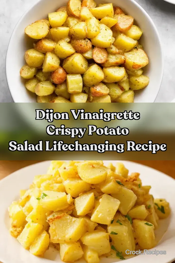 Dijon Vinaigrette Crispy Potato Salad LifeChanging Recipe