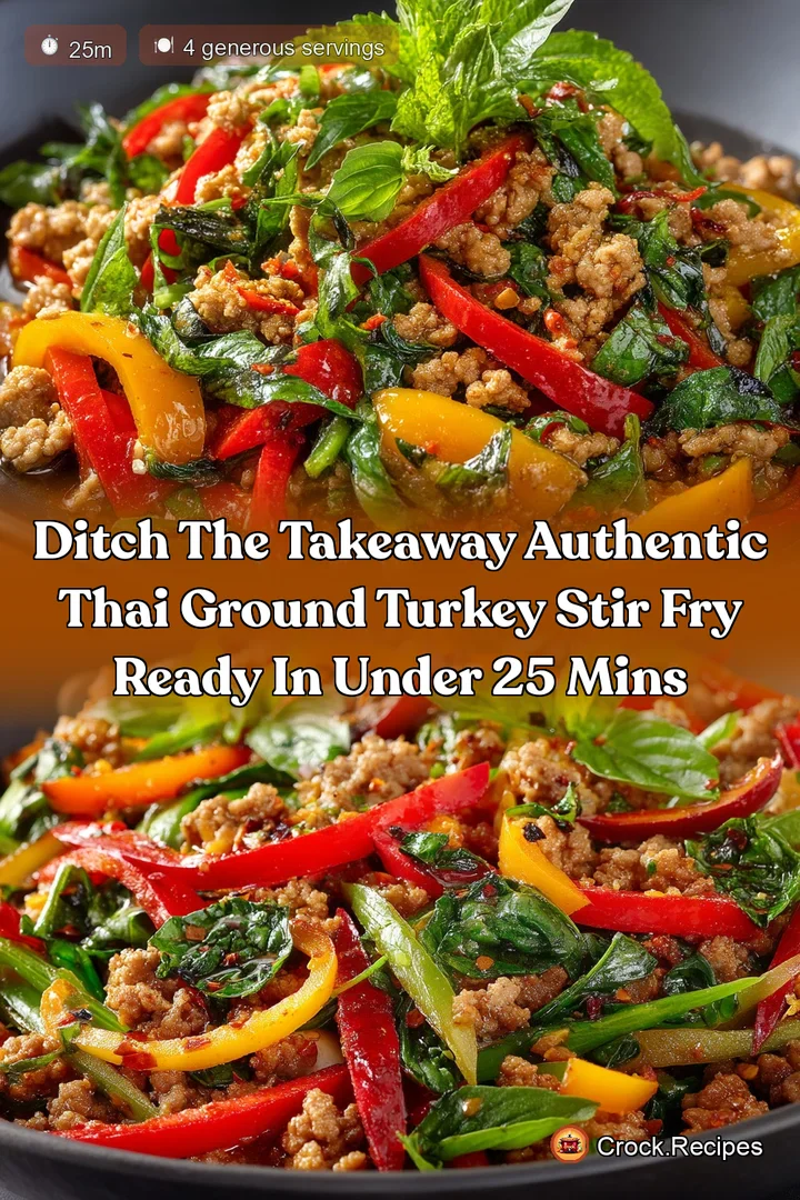 Ditch the Takeaway Authentic Thai Ground Turkey Stir Fry Ready in Under 25 Mins