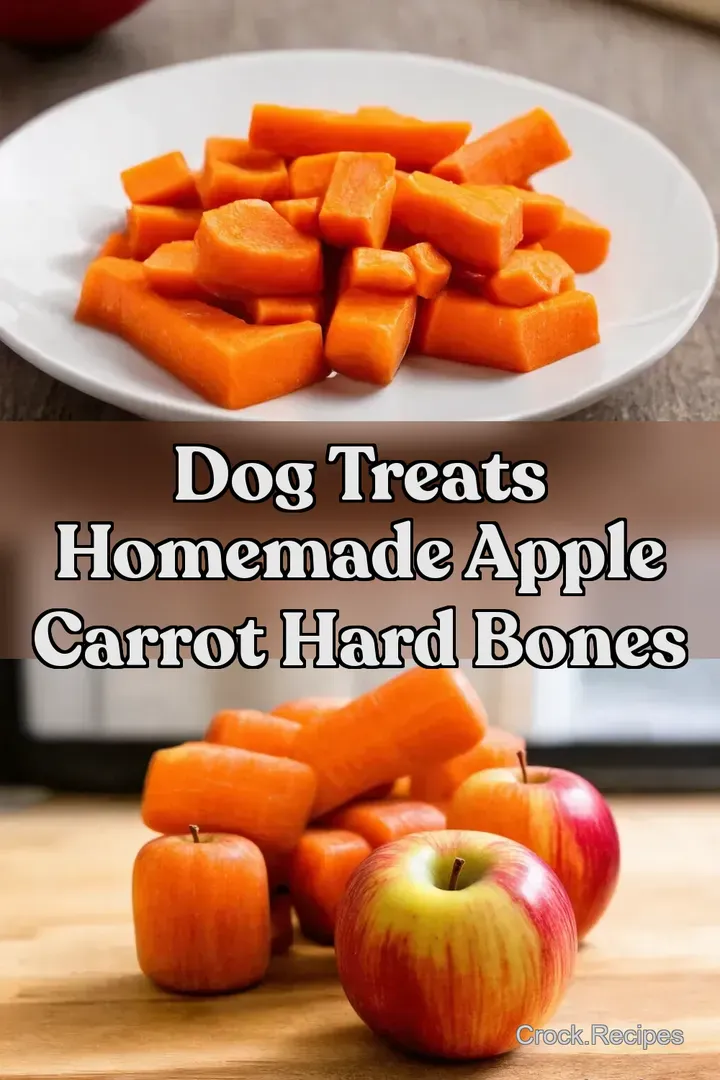 Dog Treats Homemade Apple Carrot Hard Bones