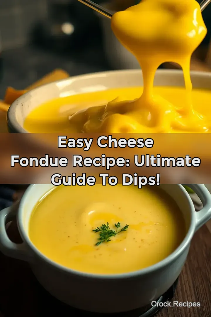 Easy Cheese Fondue Recipe: Ultimate Guide to Dips!