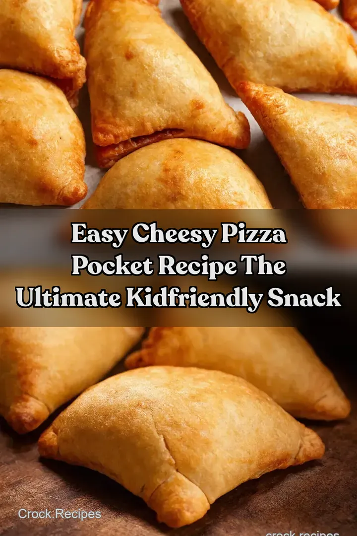 Easy Cheesy Pizza Pocket Recipe The ULTIMATE KidFriendly Snack
