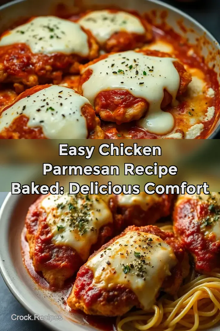 Easy Chicken Parmesan Recipe Baked: Delicious Comfort