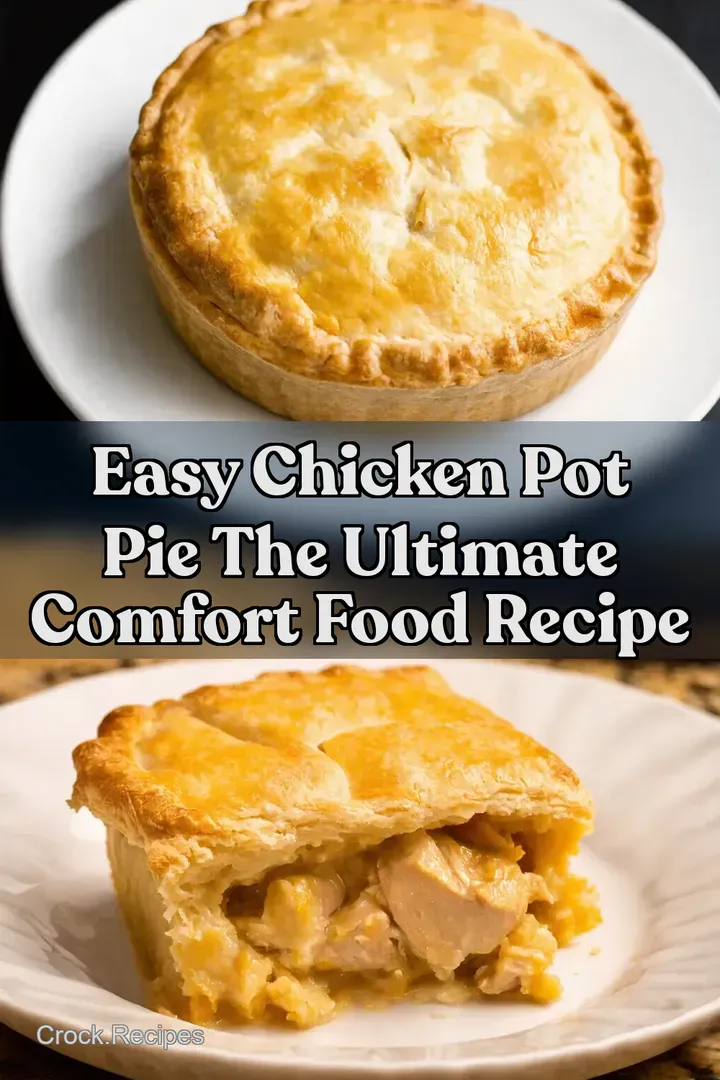 Easy Chicken Pot Pie The Ultimate Comfort Food Recipe : PIN FOR LATER Easy Chicken Pot Pie The Ultimate Comfort Food Recipe