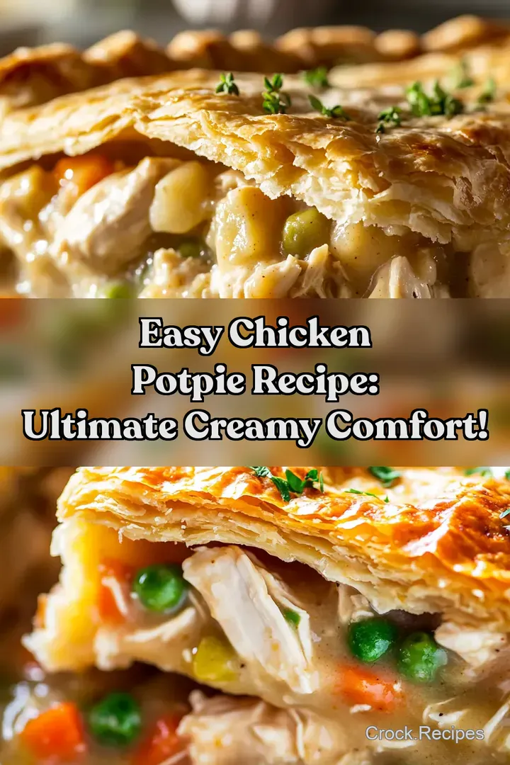 Easy Chicken Potpie Recipe: Ultimate Creamy Comfort!
