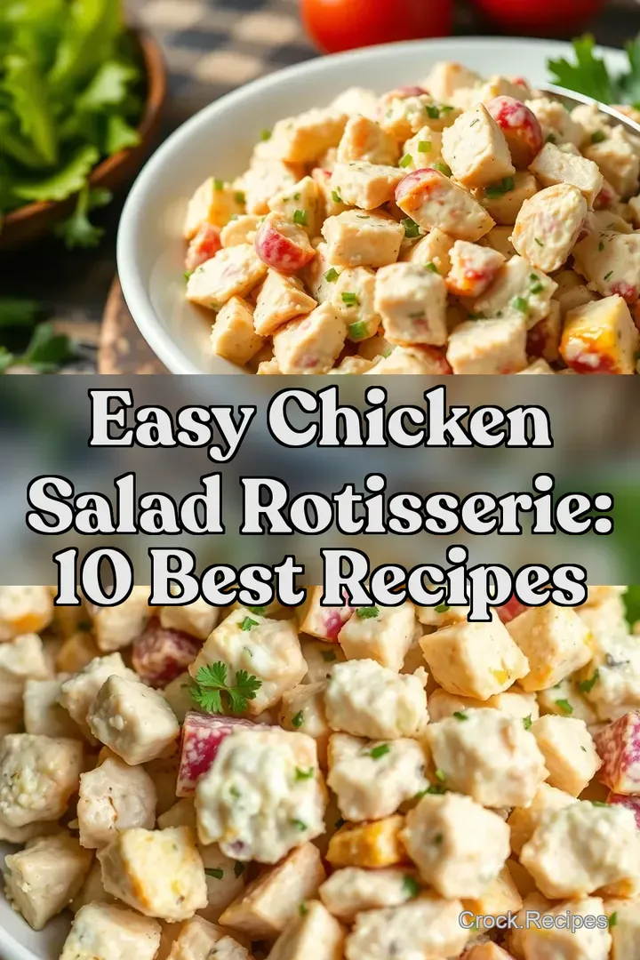 Easy Chicken Salad Rotisserie: 10 Best Recipes : PIN FOR LATER Easy Chicken Salad Rotisserie: 10 Best Recipes