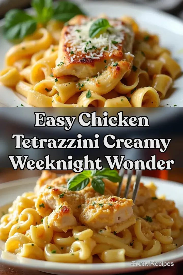 Easy Chicken Tetrazzini Creamy Weeknight Wonder